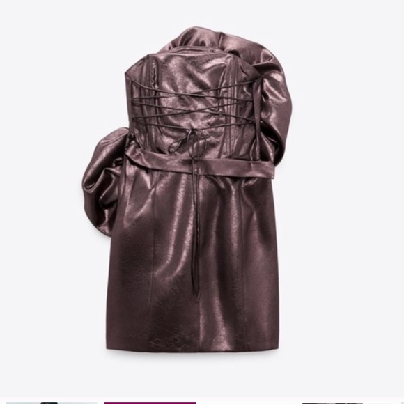 ZARA Voluminous Flower Dress - Picture 2 of 9